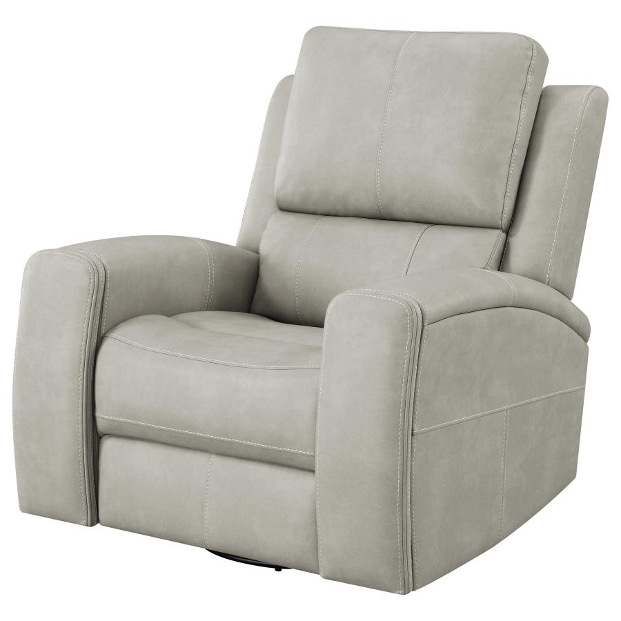 Brickston Triple Power Swivel Glider Recliner Grey view 6