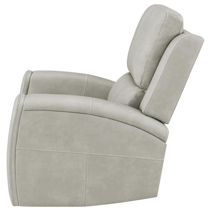 Brickston Triple Power Swivel Glider Recliner Grey view 7