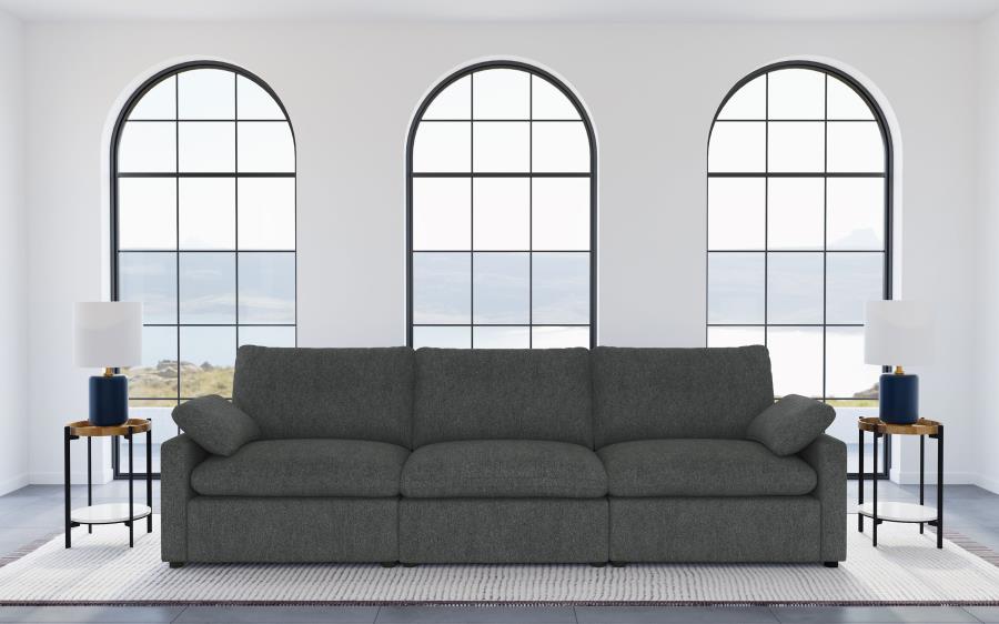 Collins Modular Power Sofa Dark Grey view 2