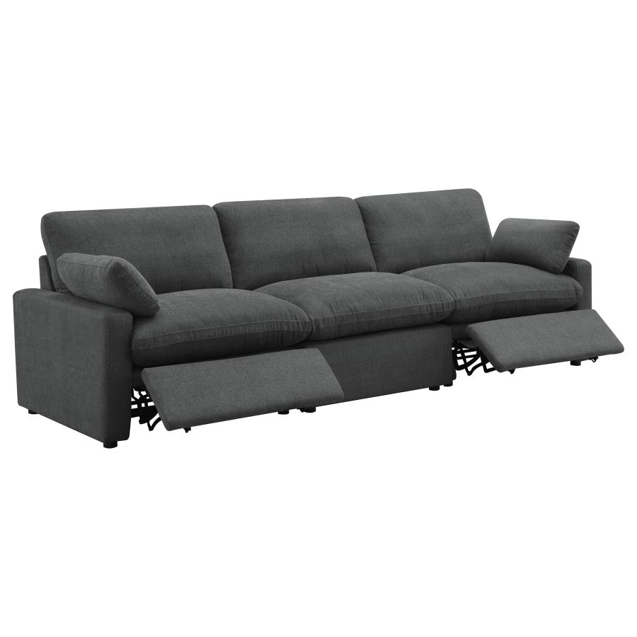 Collins Modular Power Sofa Dark Grey view 4