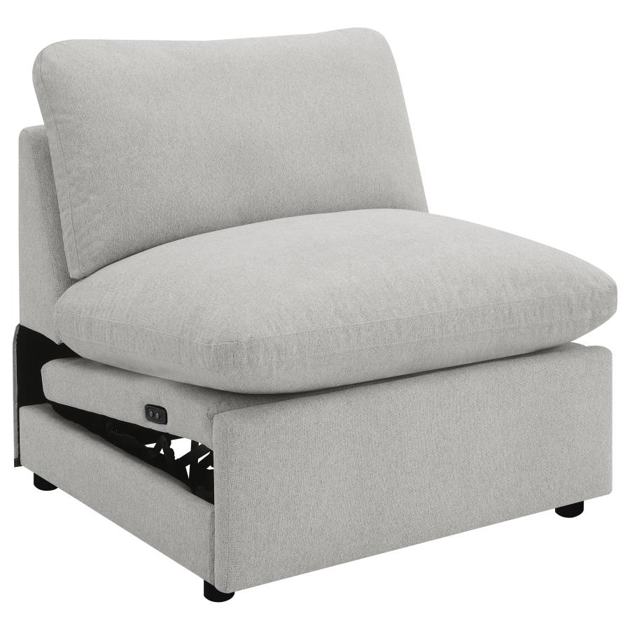 Collins 5-piece Modular Power Reclining Sectional Grey view 6