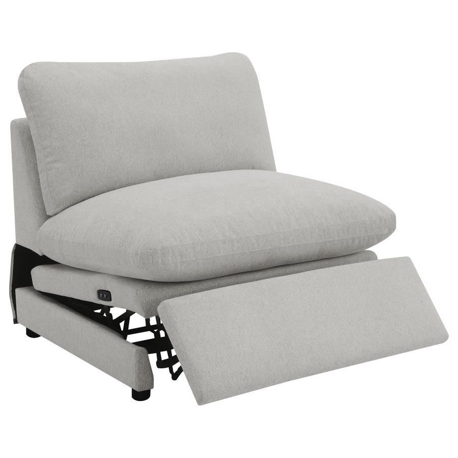 Collins 5-piece Modular Power Reclining Sectional Grey view 7