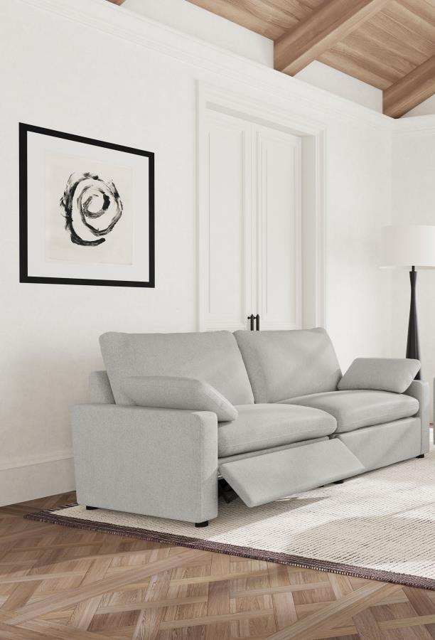 Collins Modular Power Loveseat Grey view 3