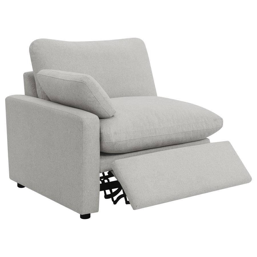 Collins Modular Power Loveseat Grey view 6