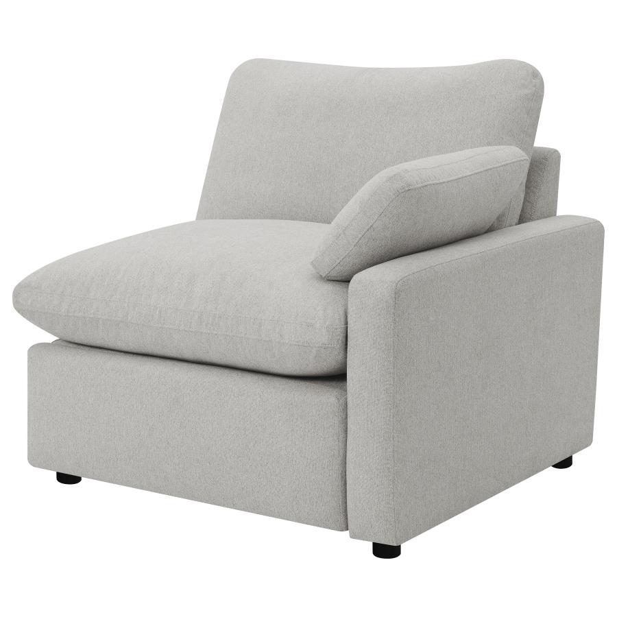 Collins Modular Power Loveseat Grey view 7