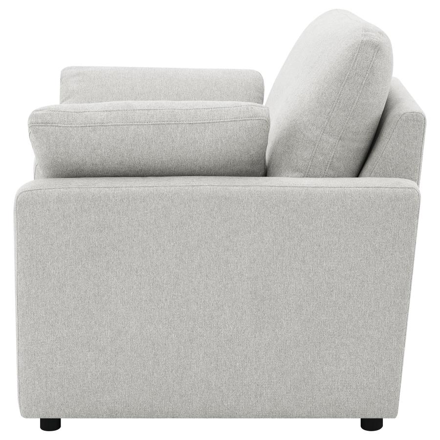 Collins Upholstered Power Recliner Chair Grey view 7