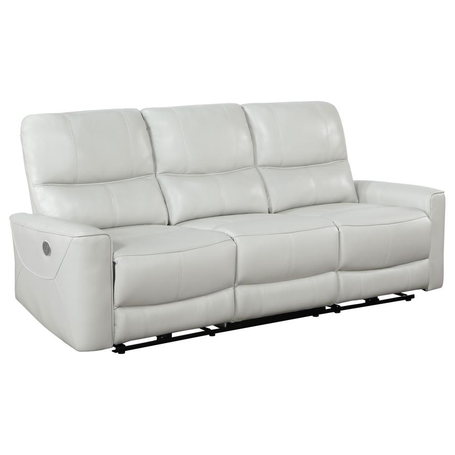 Greenfield 3-piece Power Reclining Sofa Set Dove Grey view 4