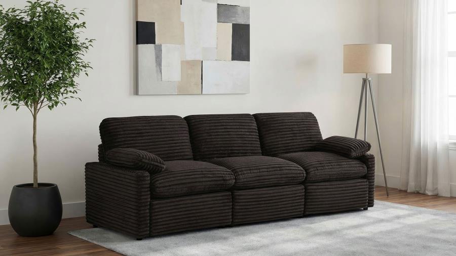 Collins Modular Power Sofa Chocolate Brown view 2