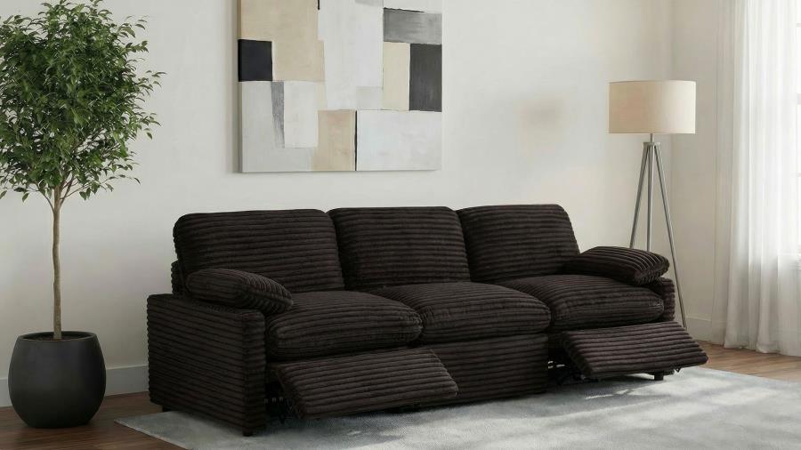 Collins Modular Power Sofa Chocolate Brown view 3