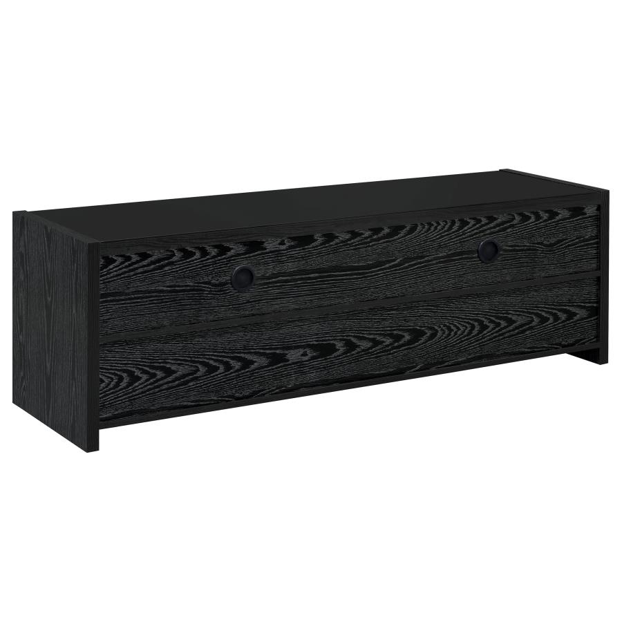 Alton 3-drawer Engineered Wood 61-inch TV Stand Black Oak view 6