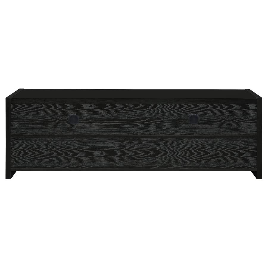 Alton 3-drawer Engineered Wood 61-inch TV Stand Black Oak view 7