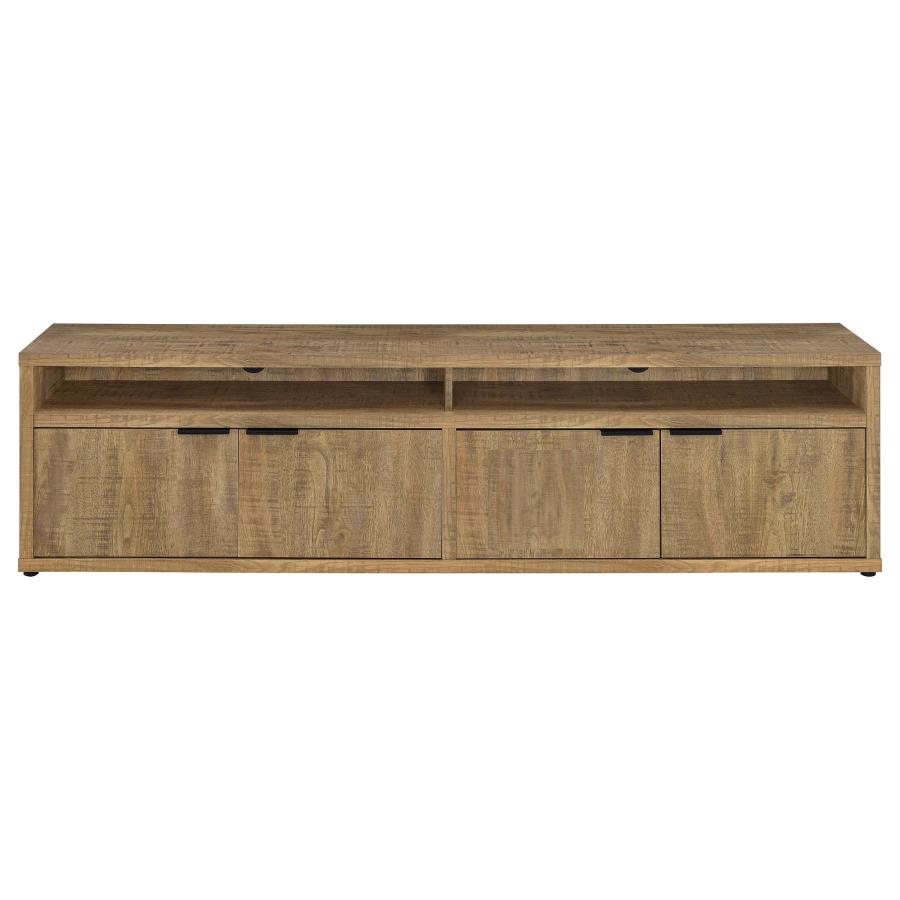 Tabby 79-inch 4-door Engineered Wood TV Stand Media Console Mango view 4