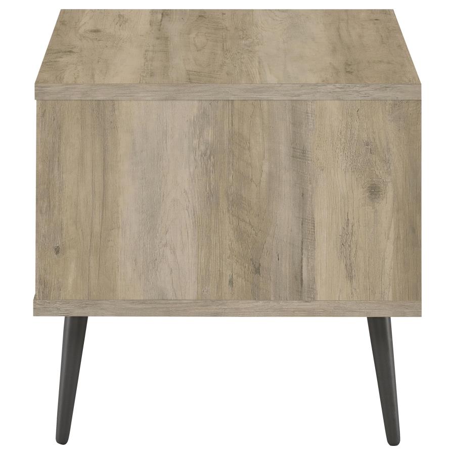 Welsh 2-piece Coffee and End Table Set Distressed Pine view 4