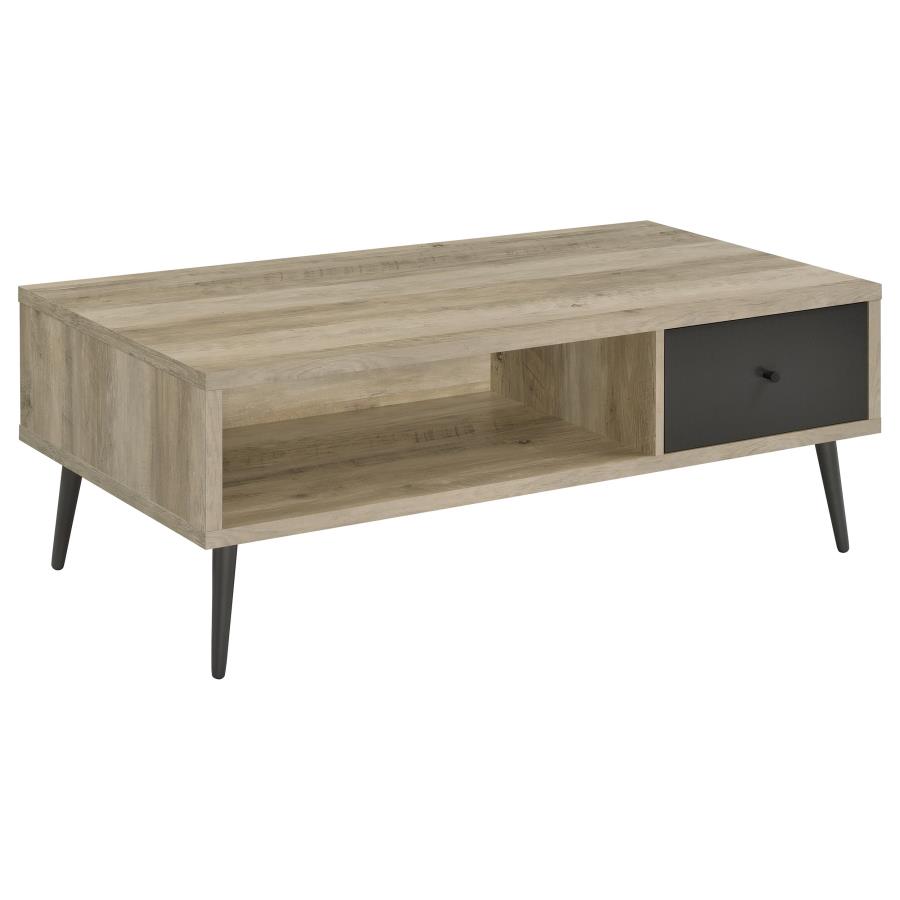 Welsh 2-piece Coffee and End Table Set Distressed Pine view 7