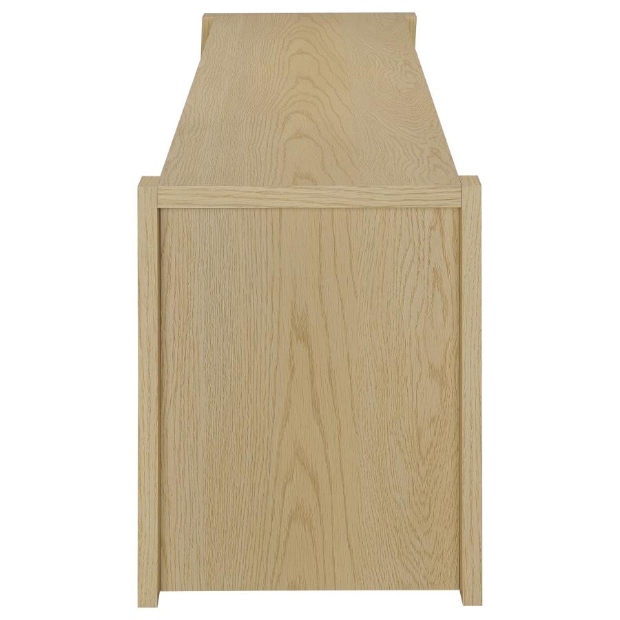Laurelton 78-inch 4-door TV Stand Media Console Light Oak view 6