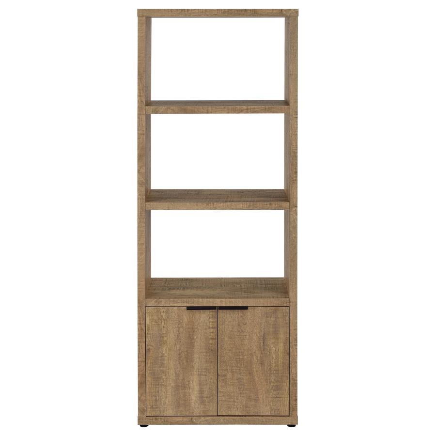 Tabby 3-shelf Engineered Wood Media Tower Mango view 4