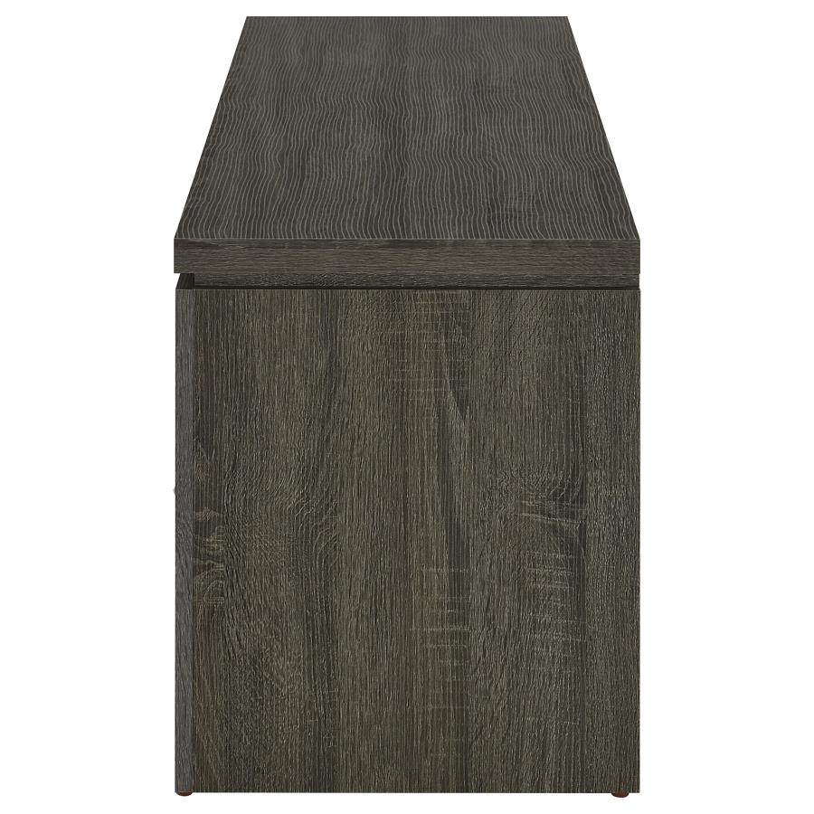 Elkton 2-drawer Engineered Wood 59-inch TV Stand Weathered Grey view 5