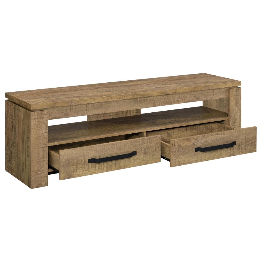 Elkton 2-drawer Engineered Wood 59-inch TV Stand Mango view 3