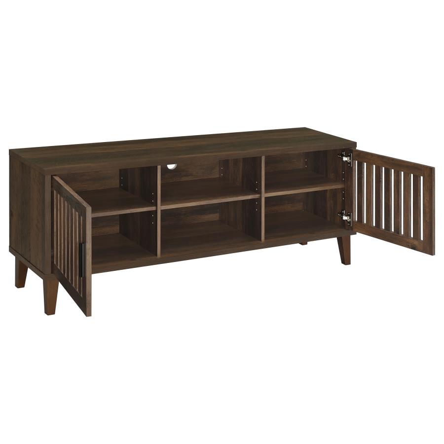 Sedona 2-door Engineered Wood 60-inch TV Stand Dark Pine view 3