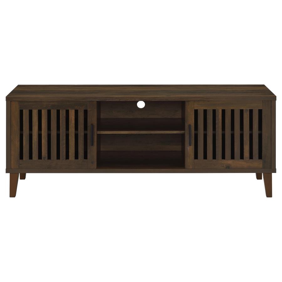 Sedona 2-door Engineered Wood 60-inch TV Stand Dark Pine view 4