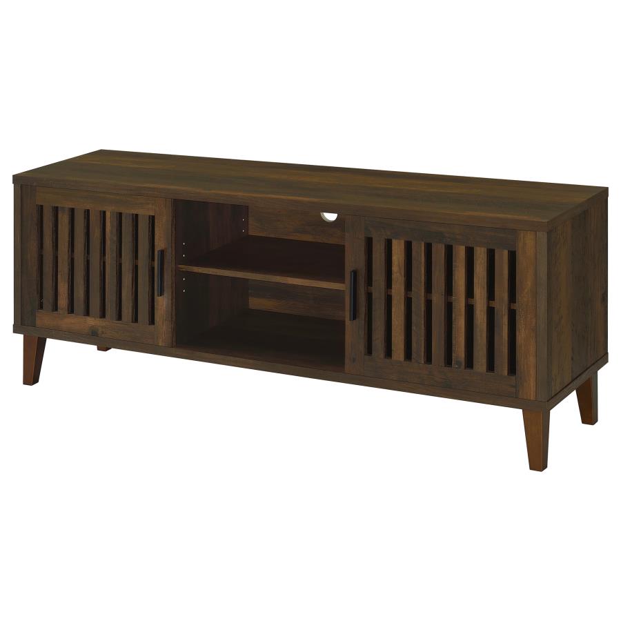 Sedona 2-door Engineered Wood 60-inch TV Stand Dark Pine view 5