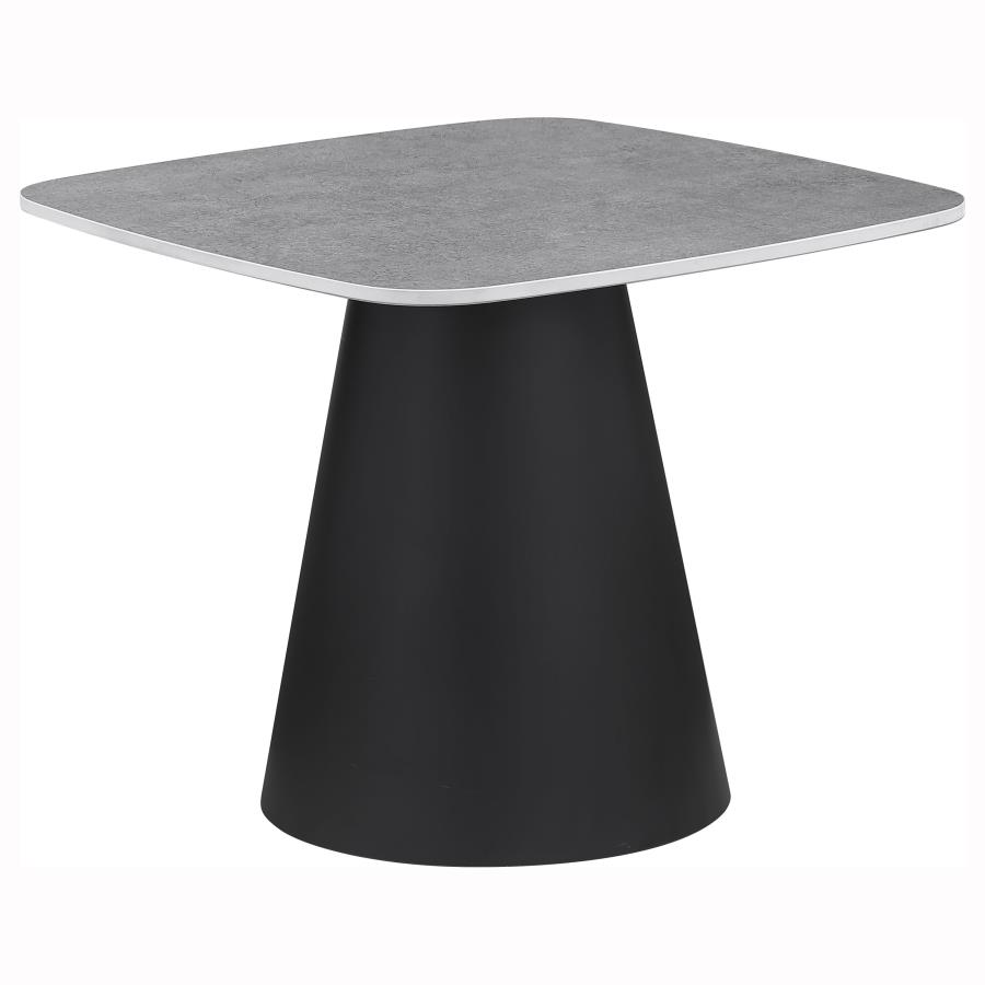 Eason 2-piece Cocktail Coffee Table Set Concrete and Black view 6