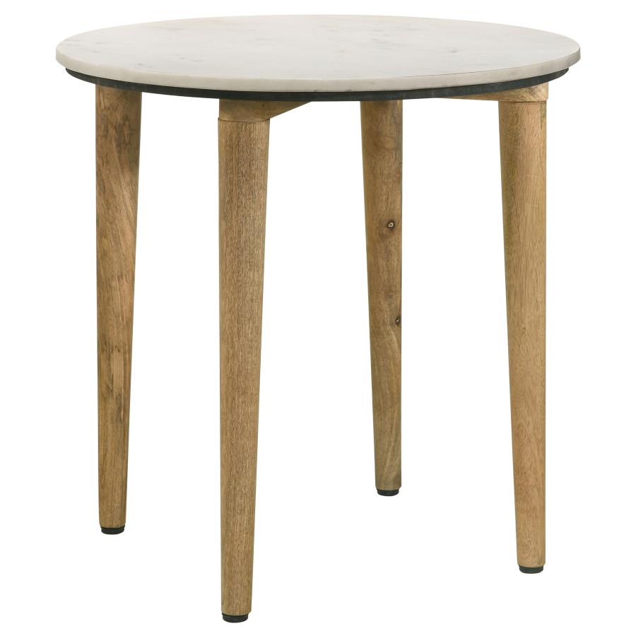 Aldis 3-piece Coffee and End Table Set White view 3