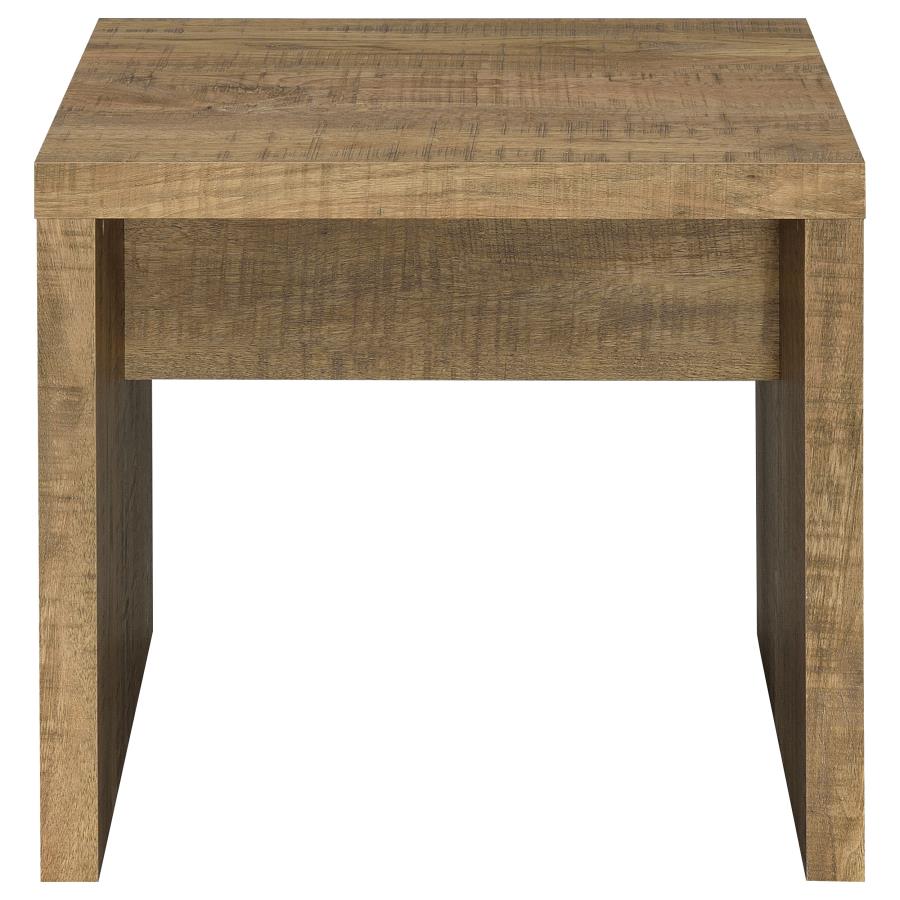 Lynette Square Engineered Wood End Table Mango view 3