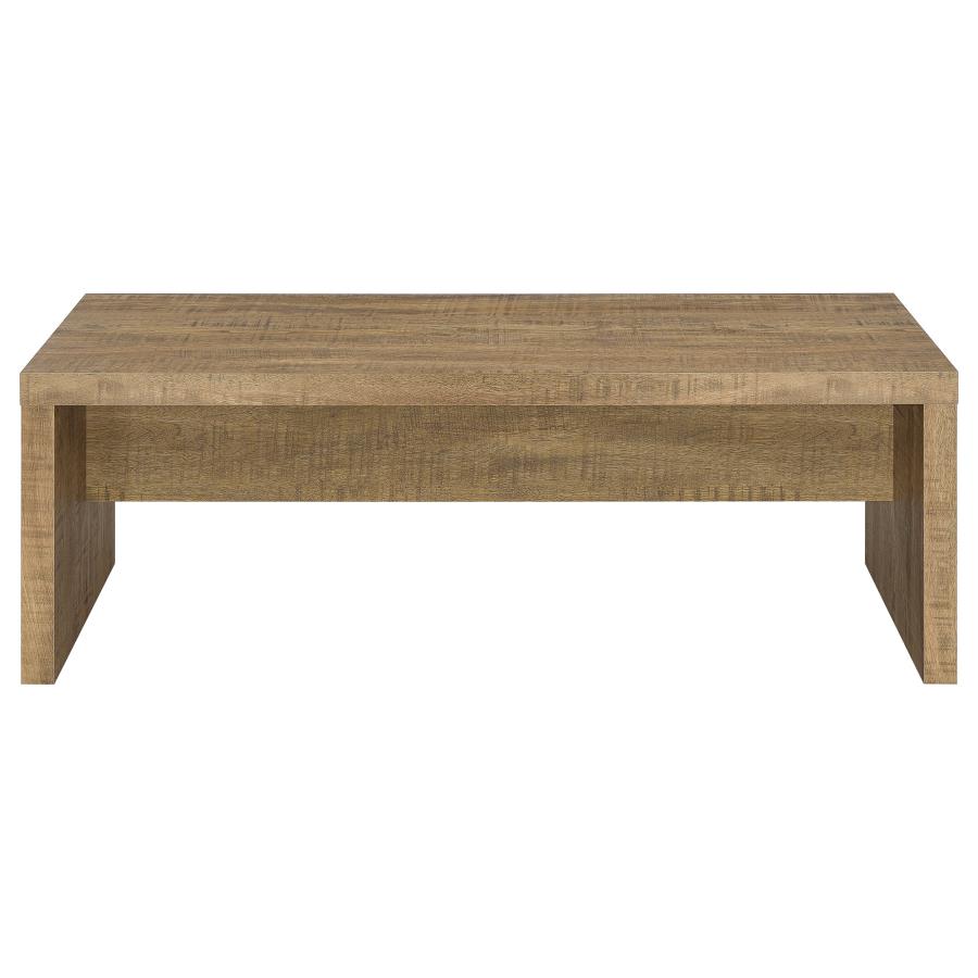 Lynette Rectangular Engineered Wood Coffee Table Mango view 3