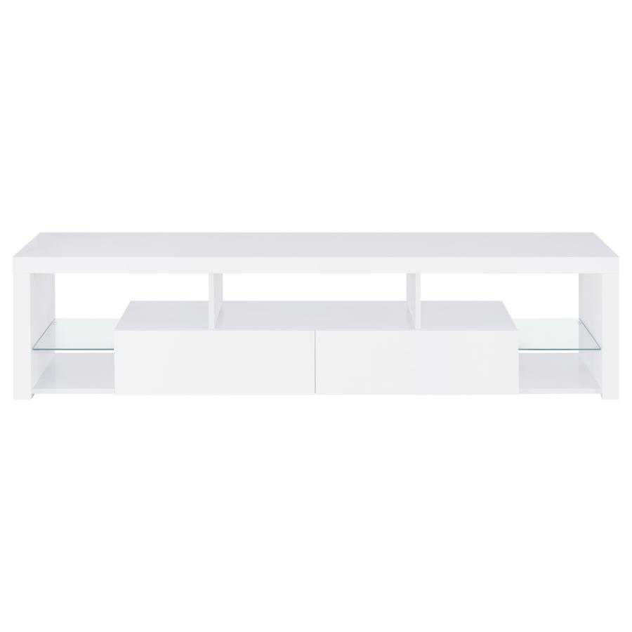 Jude 3-piece 71-inch TV Entertainment Center White High Gloss view 5