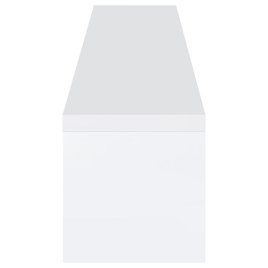 Jude 3-piece 71-inch TV Entertainment Center White High Gloss view 6