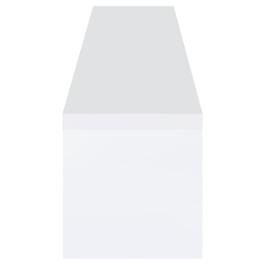 Jude 2-drawer Engineered Wood 71-inch TV Stand High Gloss White view 5