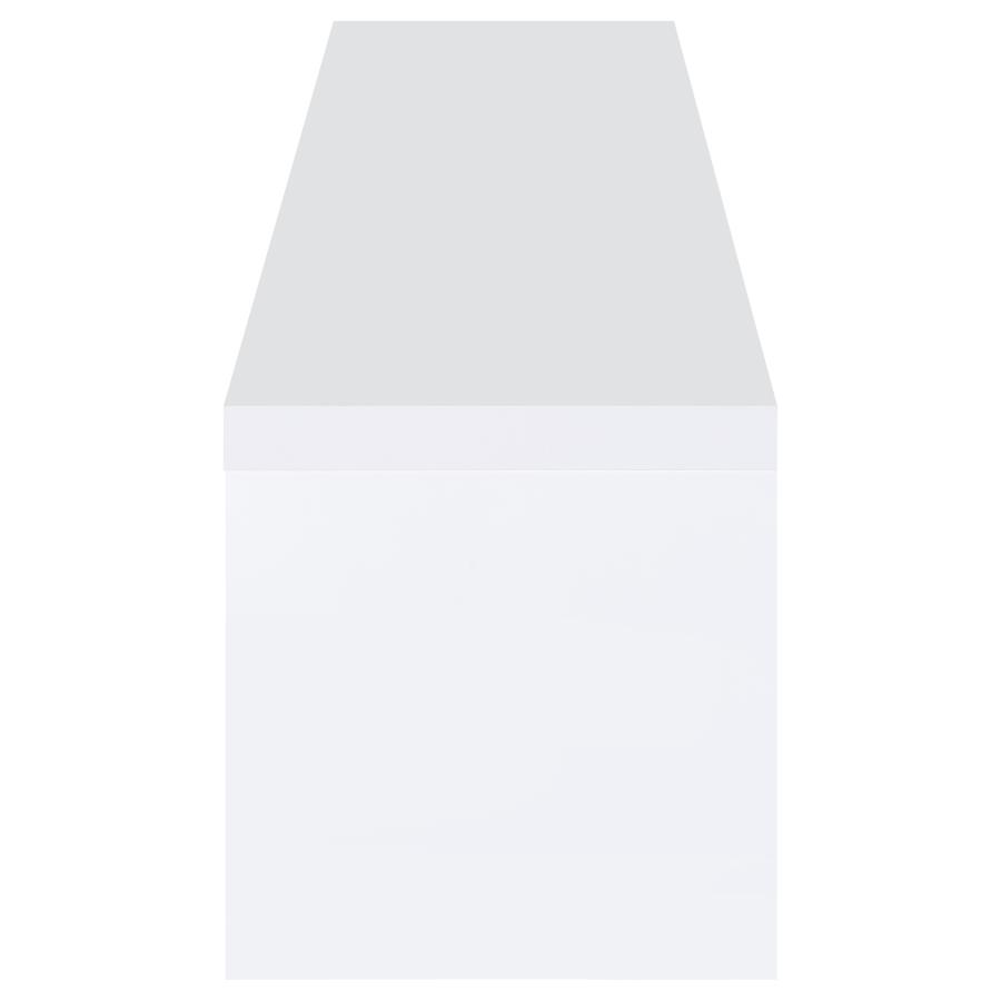 Jude 2-door Engineered Wood 79-inch TV Stand High Gloss White view 6