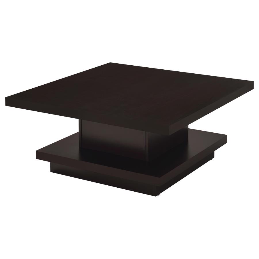Reston 3-piece Square Coffee and End Table Set Cappuccino view 5