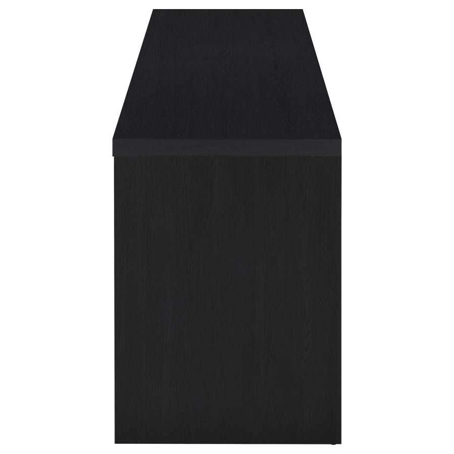 Rutland 59-inch 3-drawer TV Stand Media Console Black view 6