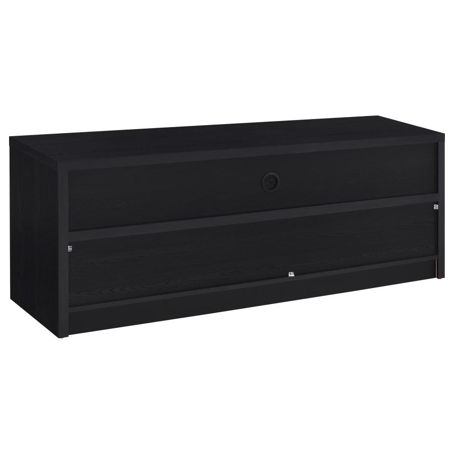 Rutland 59-inch 3-drawer TV Stand Media Console Black view 7
