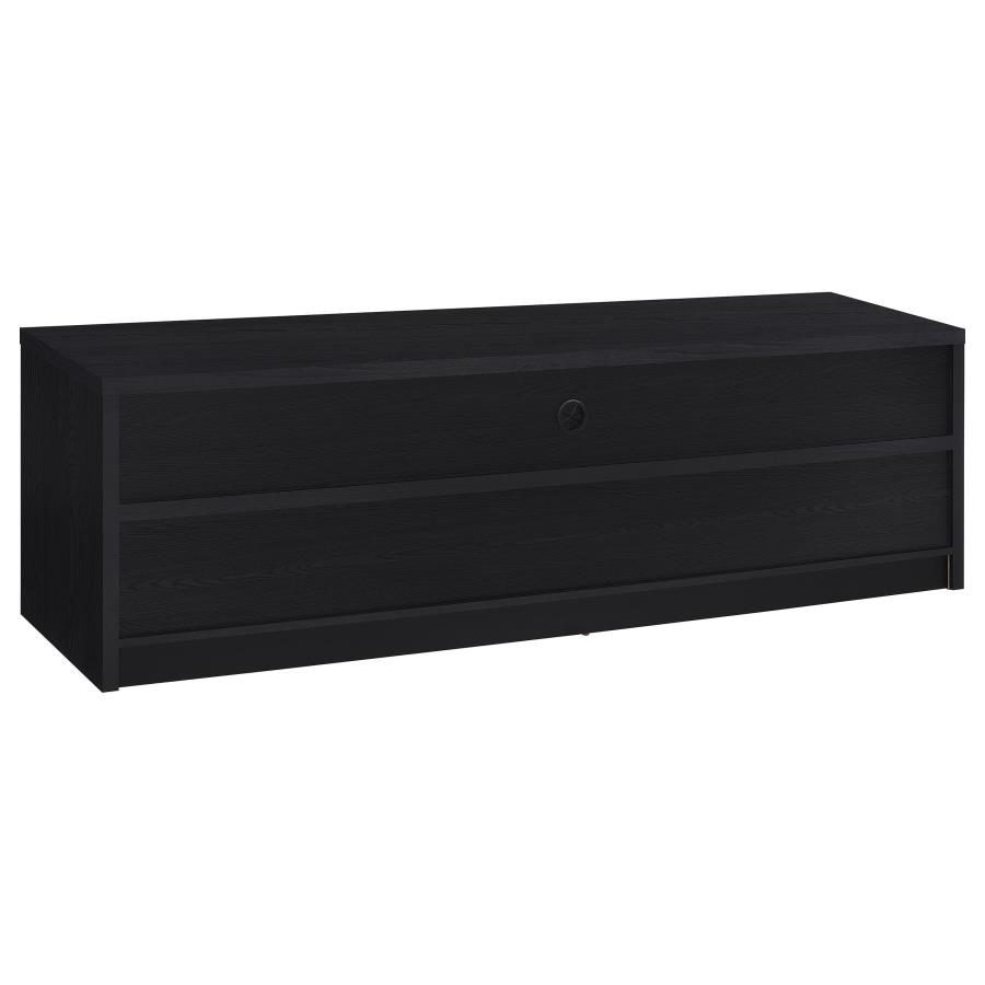 Rutland 78-inch 3-drawer TV Stand Media Console Black view 7