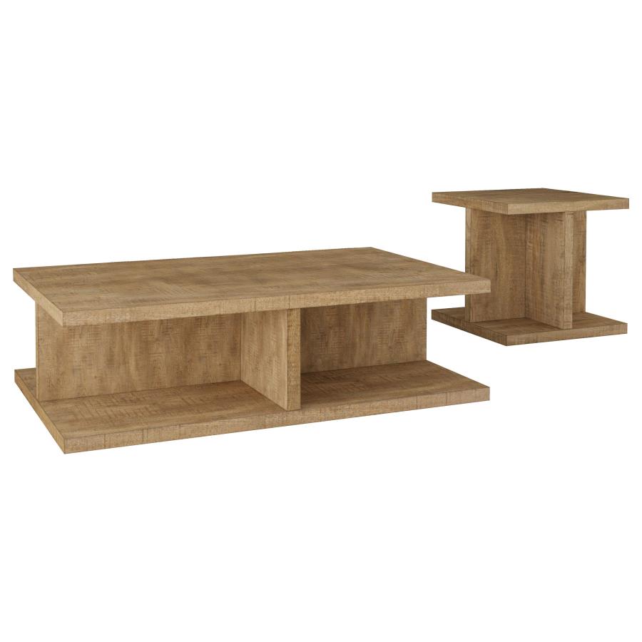 Cortona 2-piece Coffee and End Table Set Mango view 2