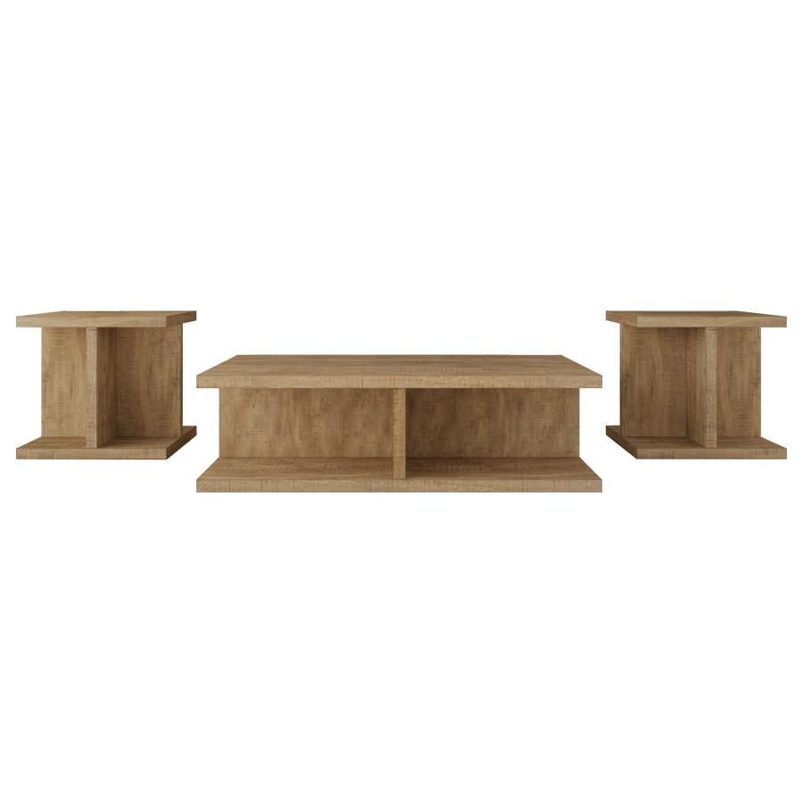 Cortona 3-piece Coffee and End Table Set Mango view 2