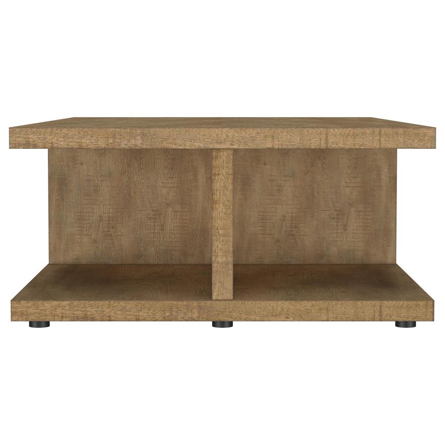 Cortona Square Engineered Wood Cocktail Coffee Table Mango view 5
