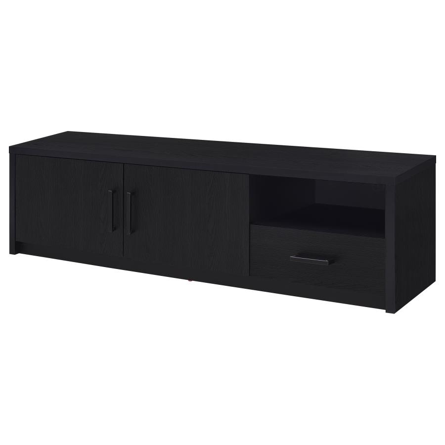 Murray 70-inch 2-door TV Stand Media Console Black view 5