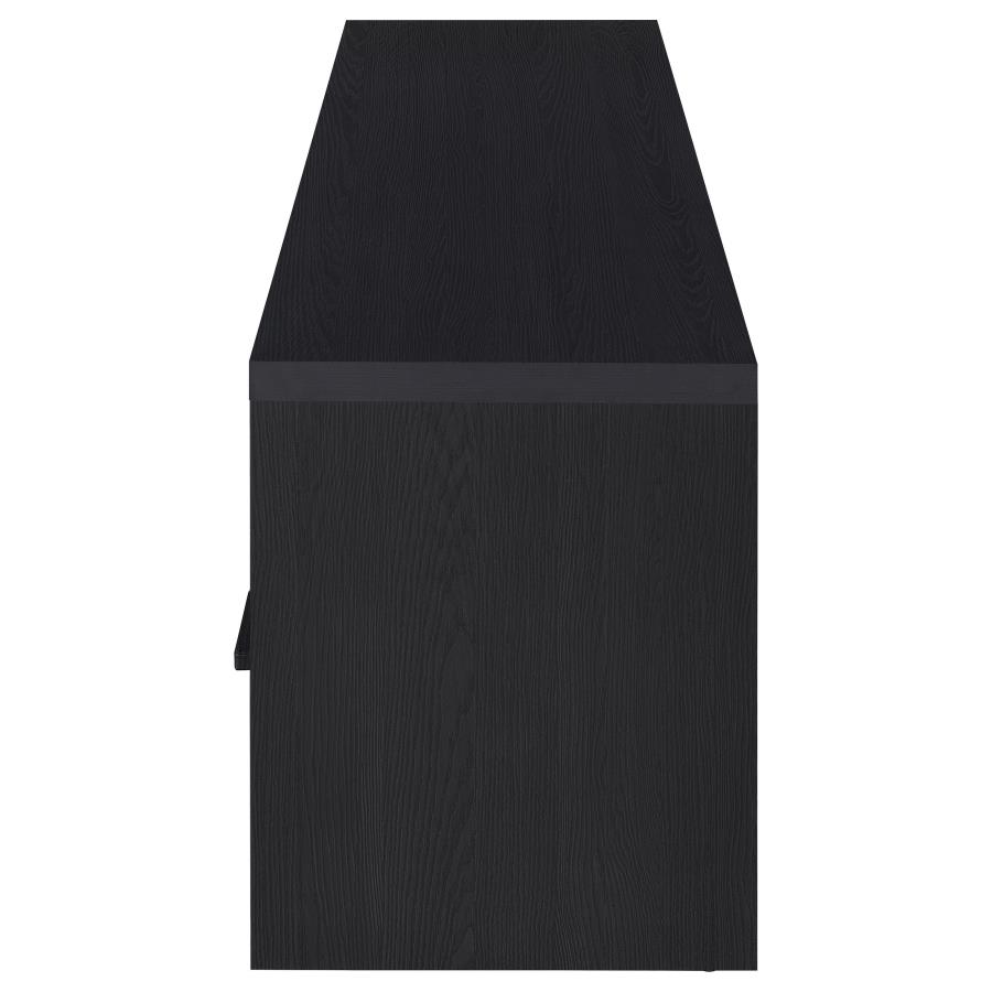 Murray 70-inch 2-door TV Stand Media Console Black view 6