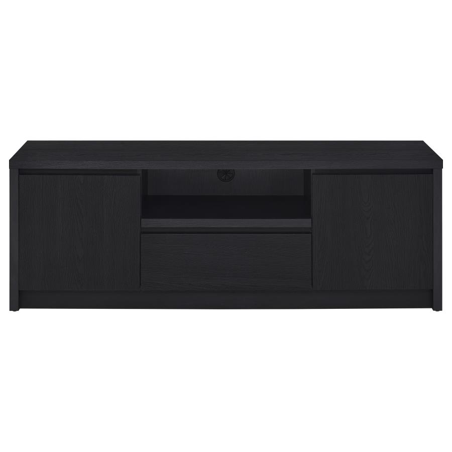 Winfield 3-piece Entertainment Center 60-inch TV Stand Black view 5