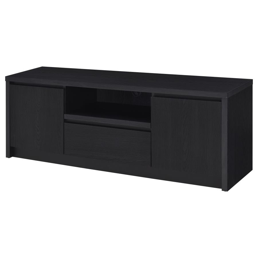 Winfield 60-inch 2-door TV Stand Media Console Black view 5