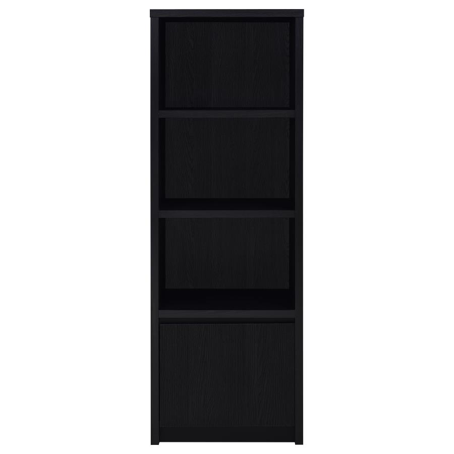 Winfield 3-sheld Media Tower Entertainment Pier Black view 4