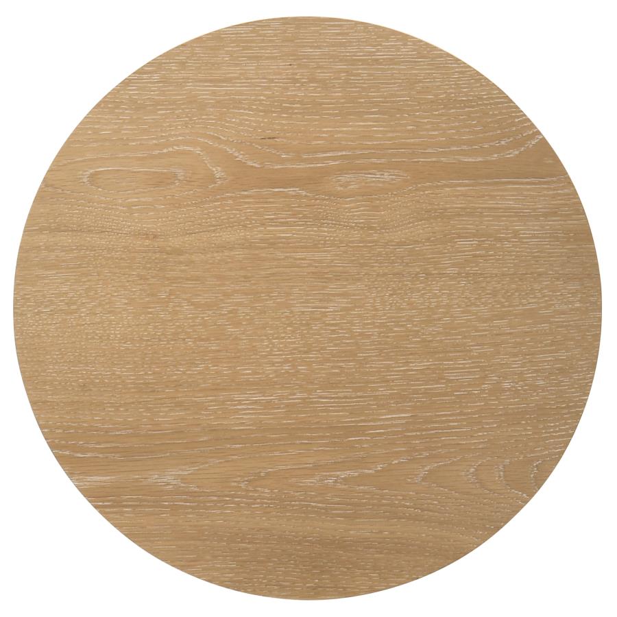 Ottowa 3-piece Round Wood Coffee Table Set Light Oak view 5