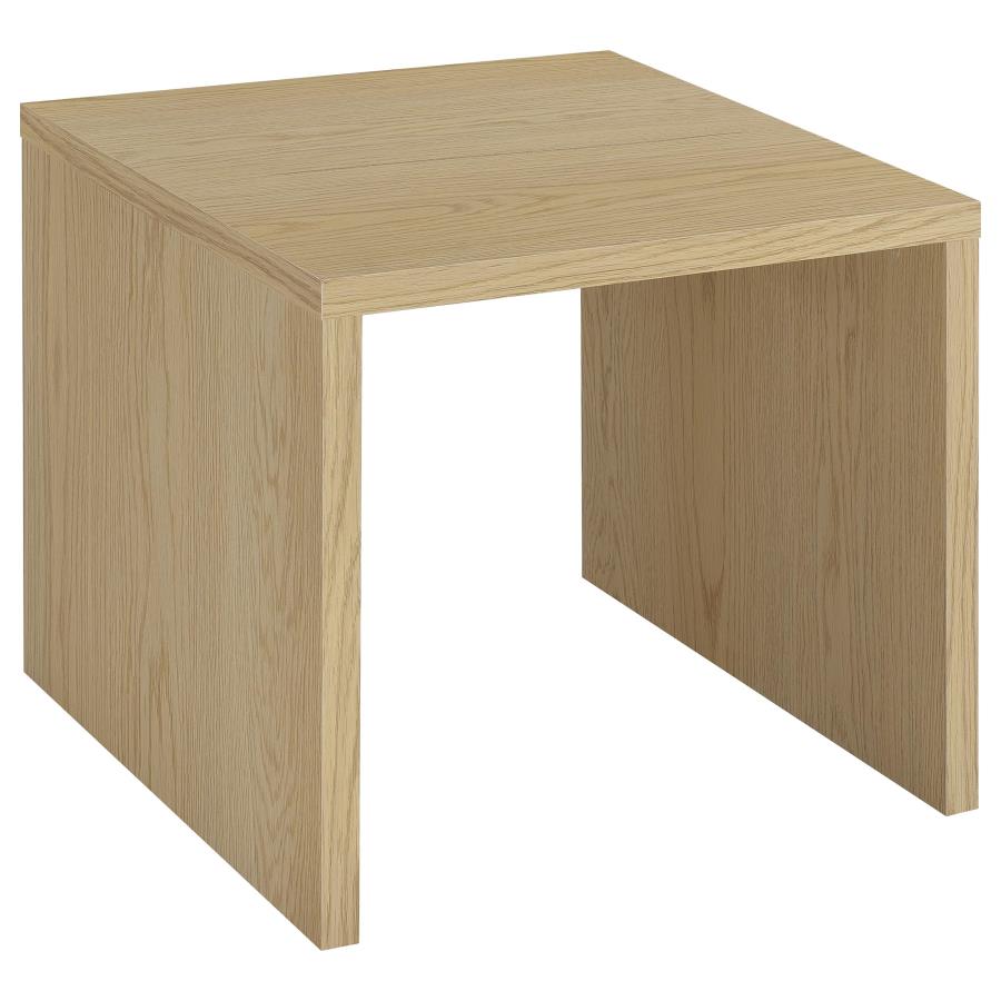 Canoga 3-piece Lift Top Cocktail Coffee Table Set Light Oak view 3