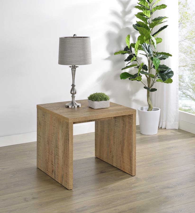 Canoga Engineered Wood Accent Side End Table Mango view 2