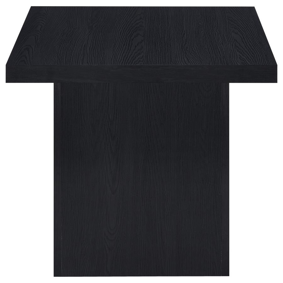 Devar 3-piece Square Cocktail Coffee End Table Set Black view 7