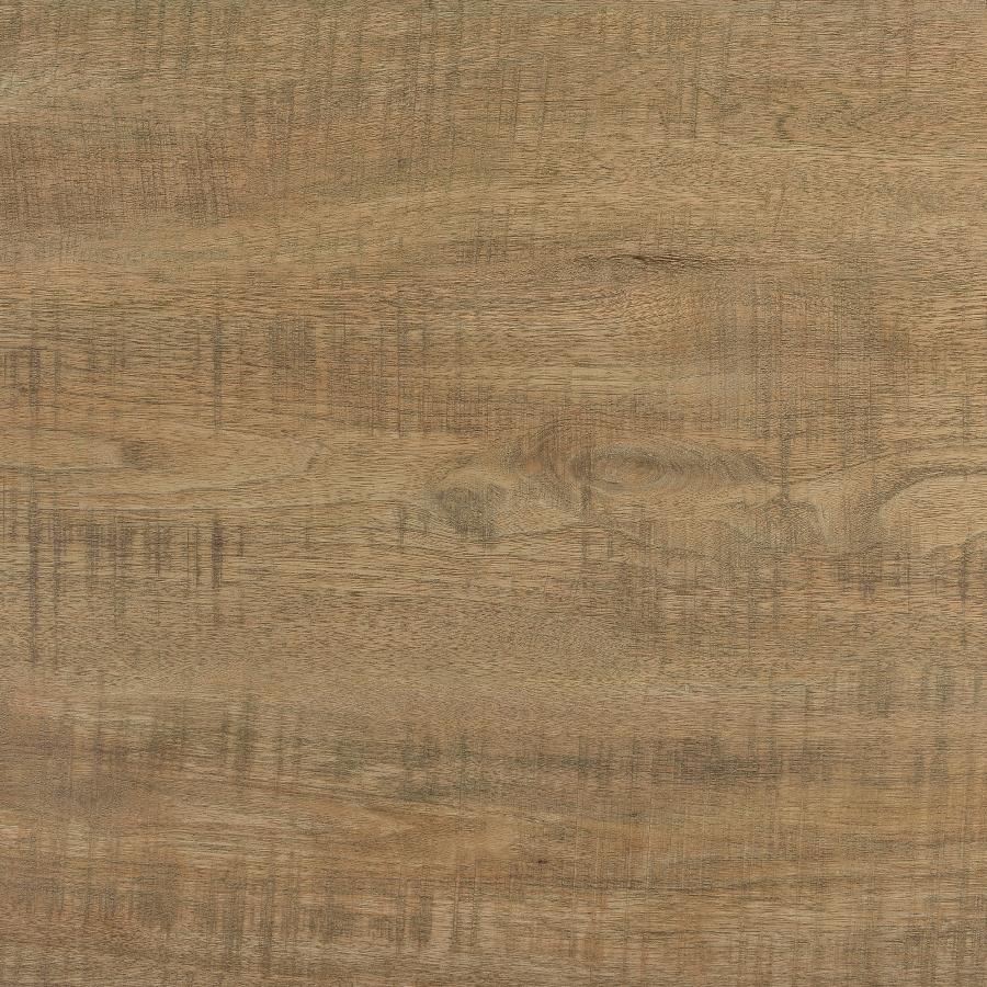 Dawn Square Engineered Wood End Table Mango Brown view 5